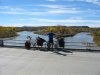 PJ in front of the North Platte River in Wyoming.