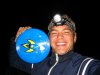 Pj with new frisbee.  Bay St. Louis, Mississippi.