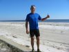 Pj at the Gulf of Mexico.  Bay St. Louis, Mississippi.