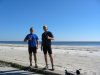 Pj and Ian at the Gulf of Mexico.  Bay St. Louis, Mississippi.